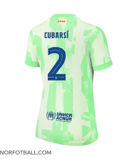 Billige Fotballdrakt Barcelona Pau Cubarsi #2 Replika Tredjedrakt Dame 2024-25 Kortermet